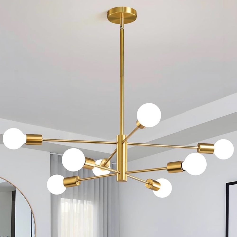 Modern Gold Chandelier
